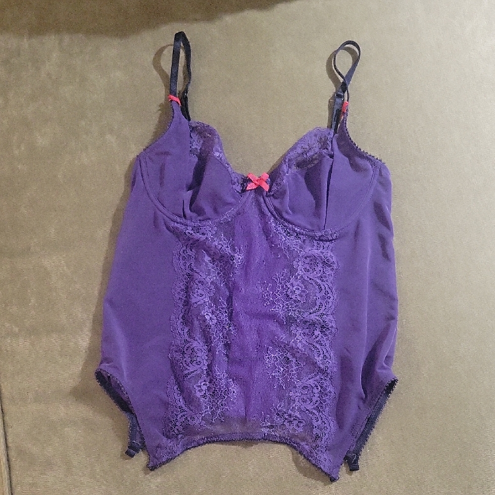 Heidi Klum Intimates Purple Lace Camisole